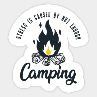 Camping Zen Sticker